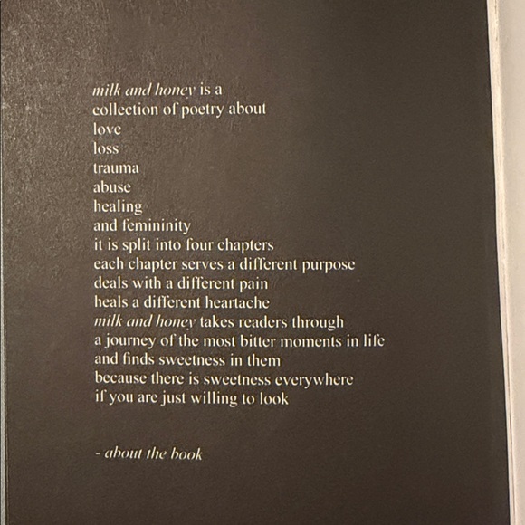 Milk and Honey Book by Rupi Kaur - Picture 6 of 6
